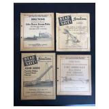 (4) John Deere Manuals