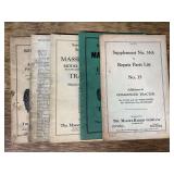 (5) Massey-Harris Tractor Manuals