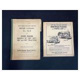 (2) John Deere Tractor Manuals