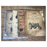 (4) Case Tractor Manuals