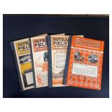 (4) Hyatt Tractor Field Books