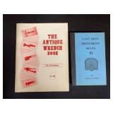 (2) Wrench + Cast Iron Seat Books