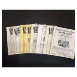 (8) John Deere Tractor Manuals
