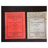(2) Waterloo Boy Engine Manuals