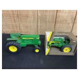 (2) 1/16 John Deere Tractors