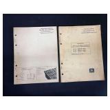 (2) John Deere Tractors Parts Catalogs