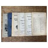 (6) Massey-Harris Tractor Manuals
