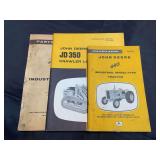 (3) John Deere Industrial Tractor + Crawler Manuals