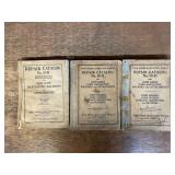 (3) John Deere Harvester Works Repair Catalogs