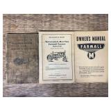 (3) IHC Tractor Manuals