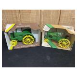 (2) 1/16 John Deere D + A NIB Ertl