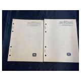 (2) John Deere Tractors Parts Catalogs