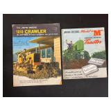 (2) John Deere Tractor + Crawler Sales Literature