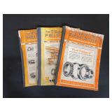 (3) Hyatt Tractor Field Books