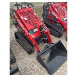 AGT YSRT14 Mini Track Skid Steer Loader with Bucket and Gas Engine