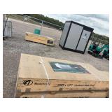 KJ Model K1912 20FT x 12FT Livestock Metal Shed