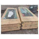KJ Model K4230W Unused 42FT x 30FT Metal Storage Shed Building Kit