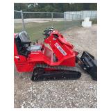 AGT Industrial SDA-140T Track Skid Steer Loader with Bucket