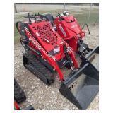 AGT Industrial YSRT14 Mini Track Skid Steer Loader with Bucket