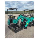 CFG Industrial KT13R Mini Excavator with Canopy and Tracks
