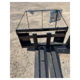 AGT Model SAII100 Pallet Fork Attachment with Brick Guard