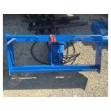 Hydraulic Skid Steer Auger Attachment with Multiple Bits