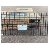 KJ Model K0037 Black Powder Coated Wire Mesh Panel 3.3 FT x 6.6 FT