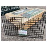 KJ Model K0037 Black Powder Coated Wire Mesh Panels - 5 Pcs