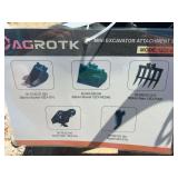 Agrotk Mini Excavator Attachment Set Mode 12EX-SET5