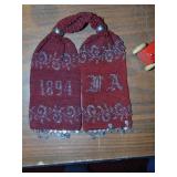 Unusual Beaded Sash, Maybe Masonic Lodge?