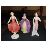 (3) Goebel Lady Figurines