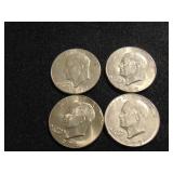 (4) Eisenhower Dollars