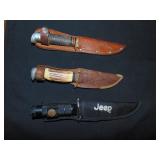 (3) Field Type Knives in sheth