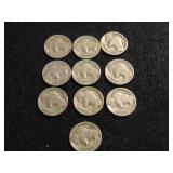 Approx. (10) Buffalo Nickels
