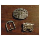 (3) Belt Buckles
