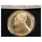 Robert E. Lee Coin, 24k layered, 54g