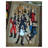 Flat full of WWE Wrestling Action Figures