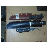 Lot of Hunting & Fishing Knives