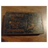 Antique Metal Walters Cigarette Box