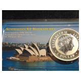 Australian $1 Kookaburra, 31.635g, 99.9 silver