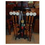 Vintage/Retro Wooden Croquet Set