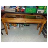 Quality Glass Top Display Hall Table