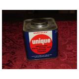 Empty Hercules Unique Gun Powder Tin