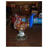 Murano Style Art Glass Rooster