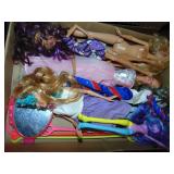 Flat Full Of Barbie & Monster High Dolls