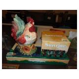 Sunrise Rooster Decor