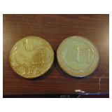 (2) Frankoma Pottery Trivets
