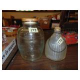 Cracker Barrel Style Cannister & Fly Trap