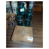 Set Of (4) Bicentennial Ball Ideal Jars, Plus