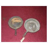 (2) Cast Iron Skillets